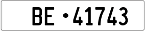 Truck License Plate